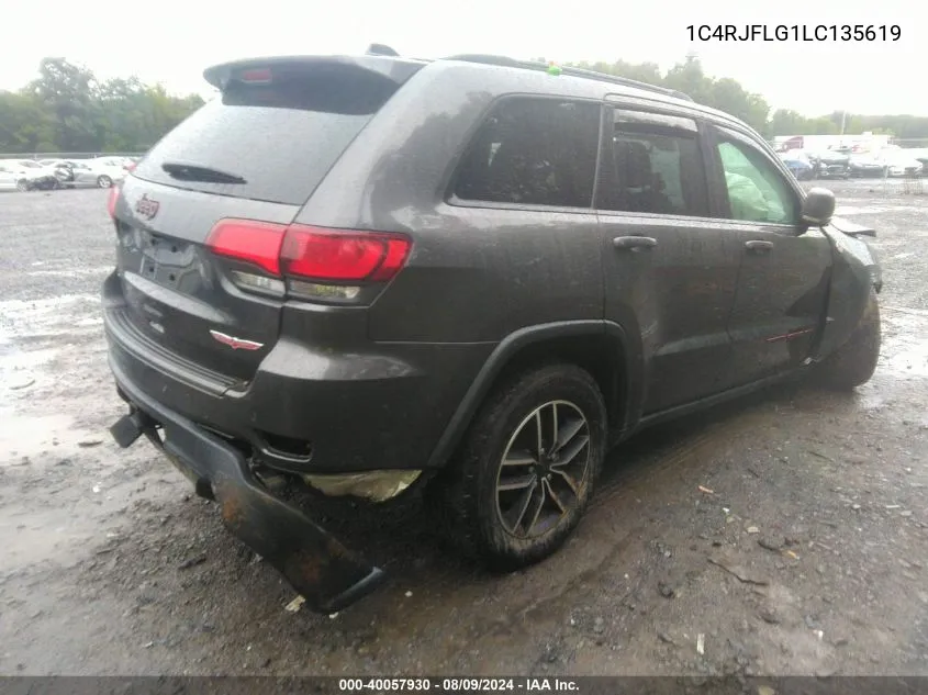 1C4RJFLG1LC135619 2020 Jeep Grand Cherokee Trailhawk 4X4