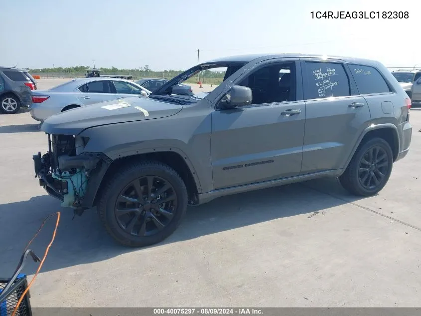 2020 Jeep Grand Cherokee Altitude 4X2 VIN: 1C4RJEAG3LC182308 Lot: 40075297