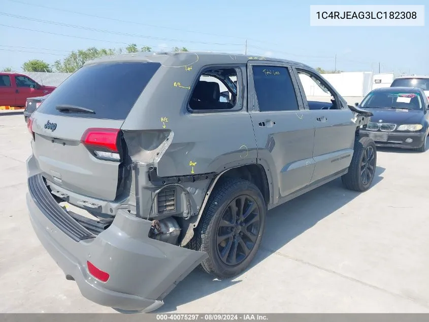 2020 Jeep Grand Cherokee Altitude 4X2 VIN: 1C4RJEAG3LC182308 Lot: 40075297