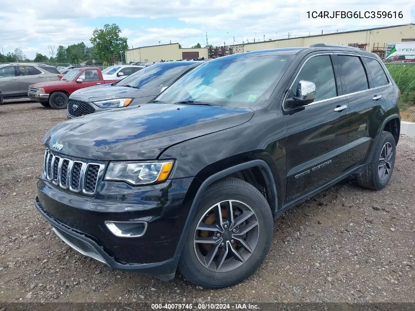 2020 Jeep Grand Cherokee Limited 4X4 VIN: 1C4RJFBG6LC359616 Lot: 40079745