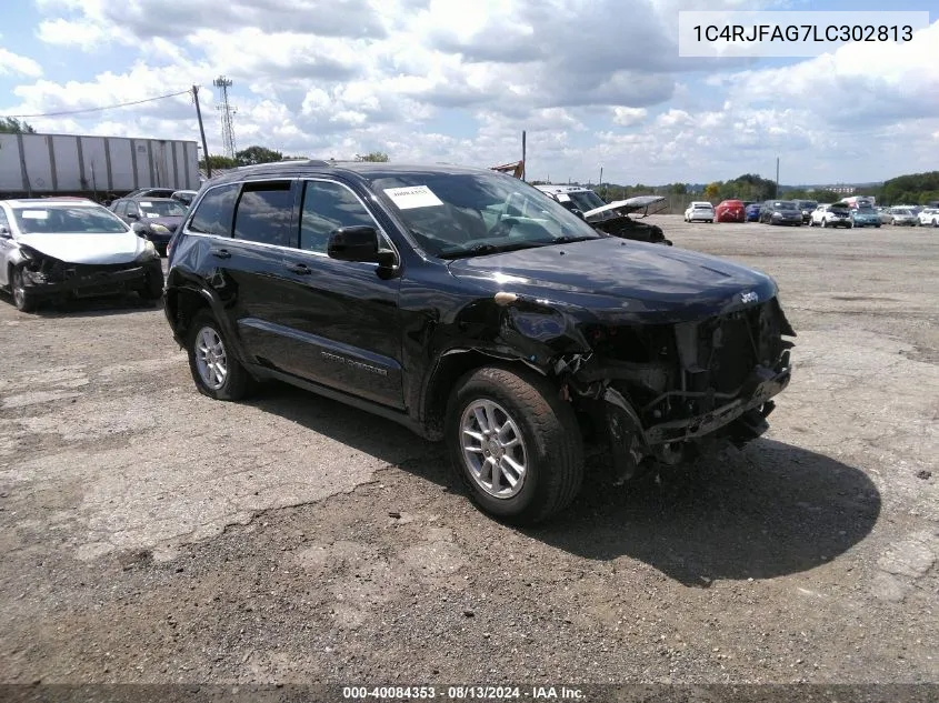 2020 Jeep Grand Cherokee Laredo E 4X4 VIN: 1C4RJFAG7LC302813 Lot: 40084353