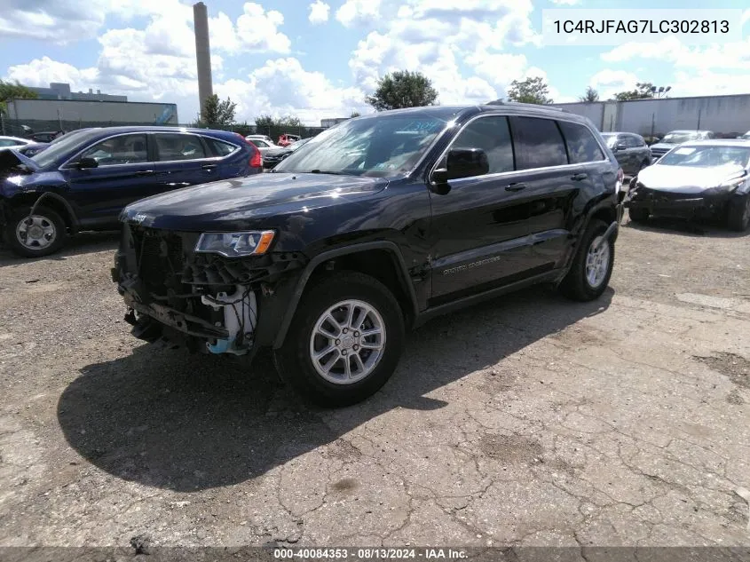 2020 Jeep Grand Cherokee Laredo E 4X4 VIN: 1C4RJFAG7LC302813 Lot: 40084353