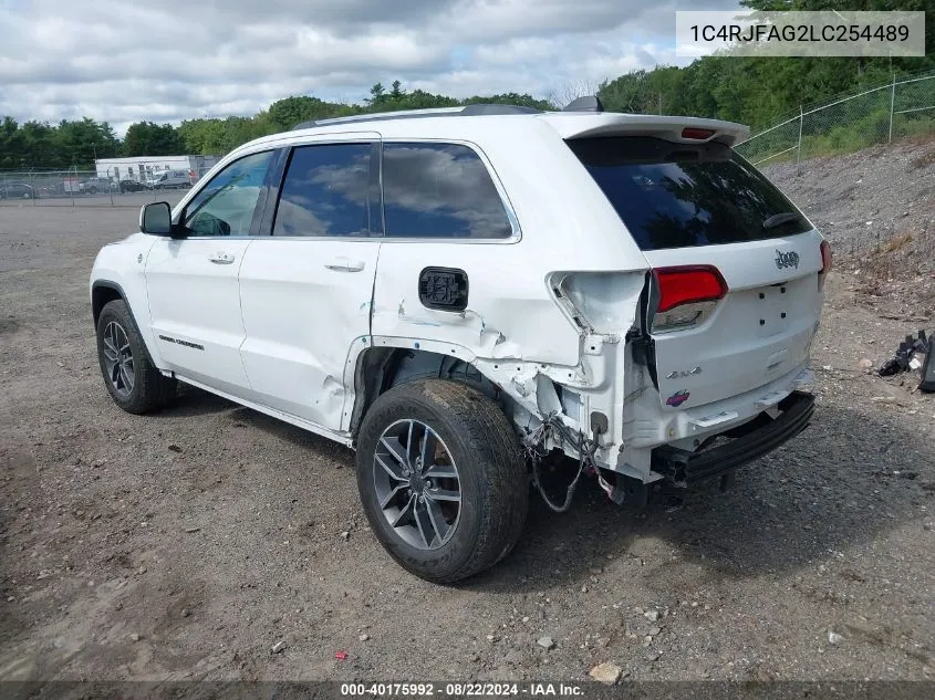 2020 Jeep Grand Cherokee North Edition 4X4 VIN: 1C4RJFAG2LC254489 Lot: 40175992