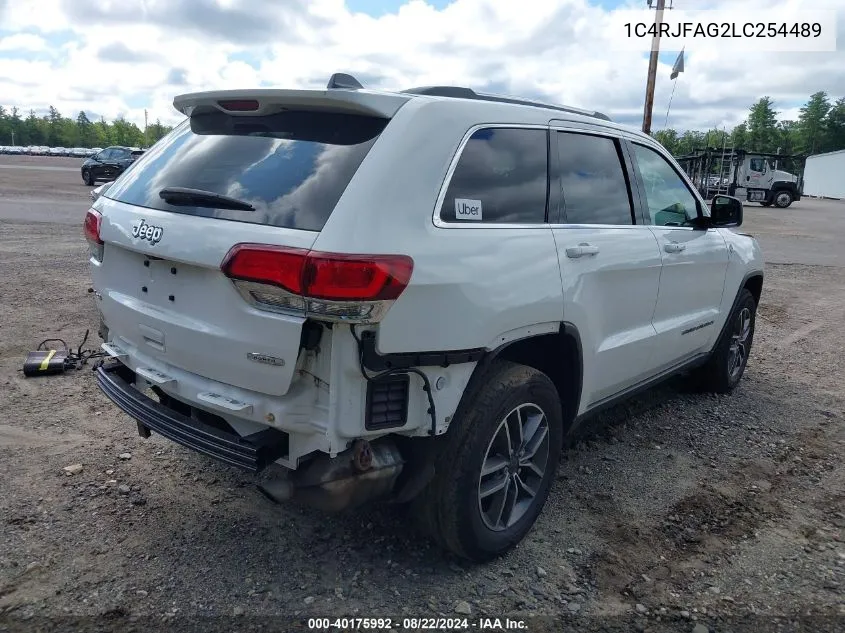 2020 Jeep Grand Cherokee North Edition 4X4 VIN: 1C4RJFAG2LC254489 Lot: 40175992