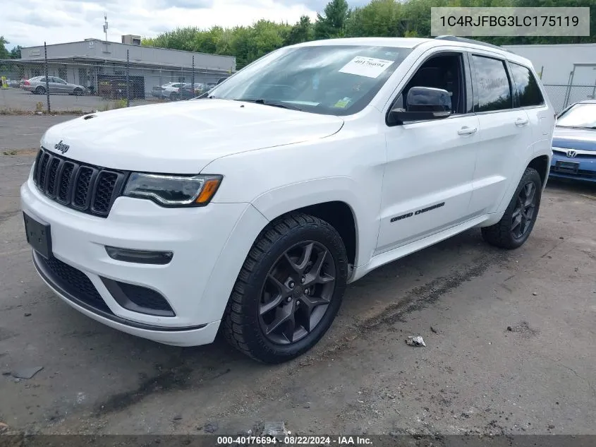 1C4RJFBG3LC175119 2020 Jeep Grand Cherokee Limited X 4X4