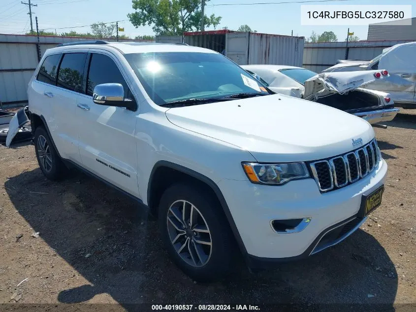 2020 Jeep Grand Cherokee Limited 4X4 VIN: 1C4RJFBG5LC327580 Lot: 40190537