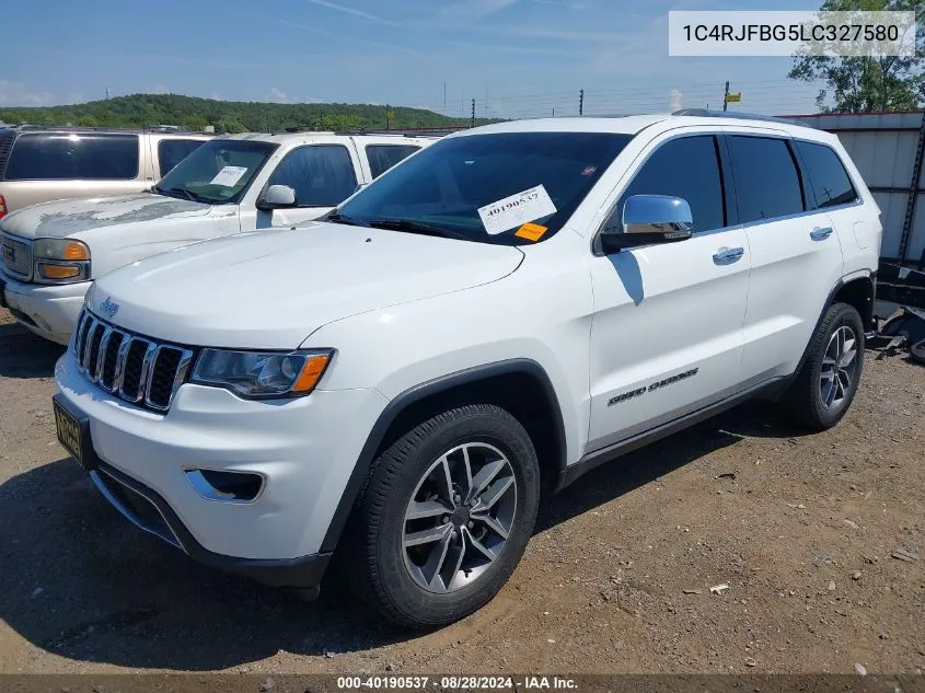 2020 Jeep Grand Cherokee Limited 4X4 VIN: 1C4RJFBG5LC327580 Lot: 40190537