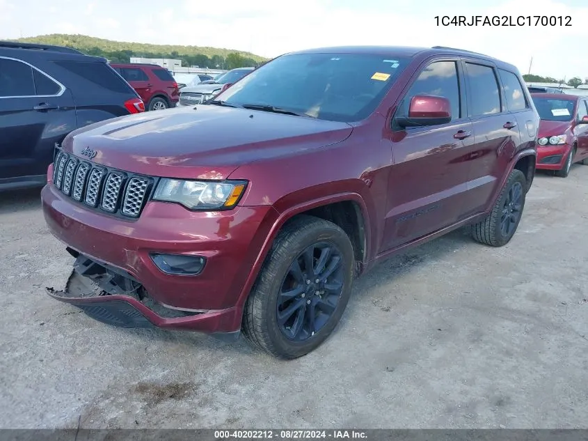 1C4RJFAG2LC170012 2020 Jeep Grand Cherokee Altitude 4X4