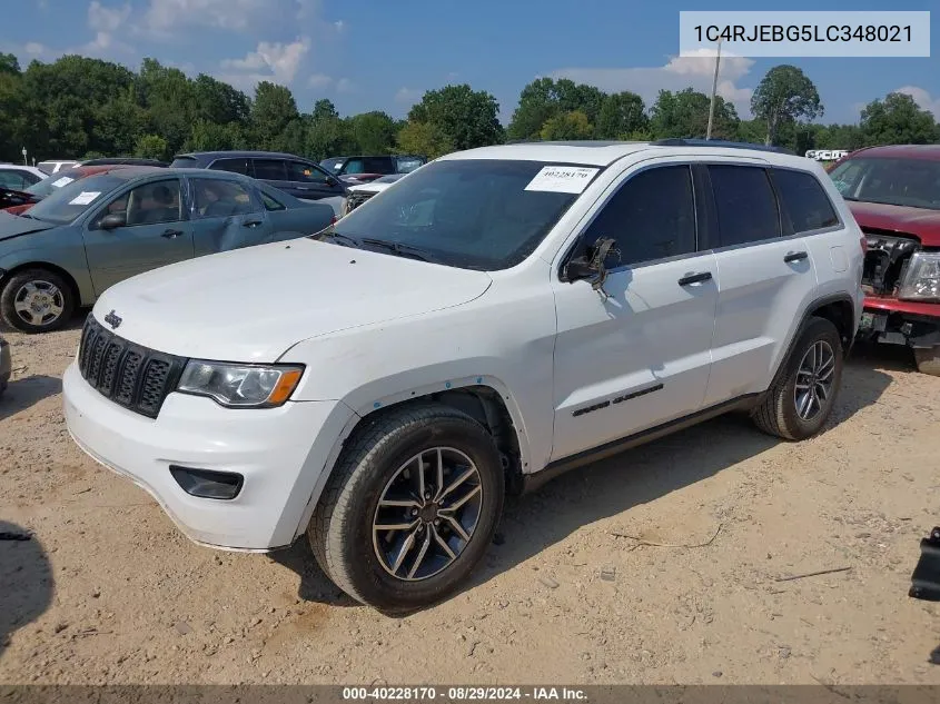 2020 Jeep Grand Cherokee Limited 4X2 VIN: 1C4RJEBG5LC348021 Lot: 40228170