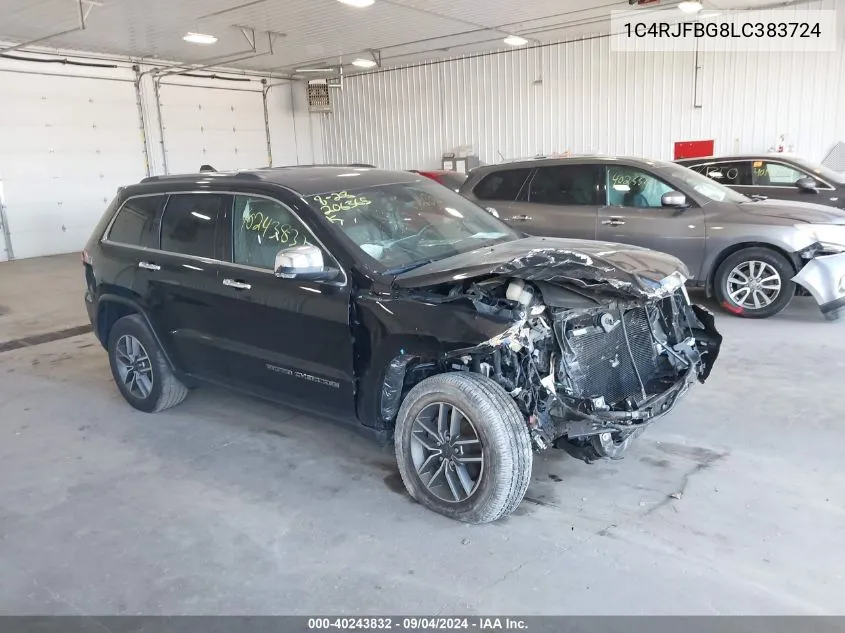 2020 Jeep Grand Cherokee Limited 4X4 VIN: 1C4RJFBG8LC383724 Lot: 40243832