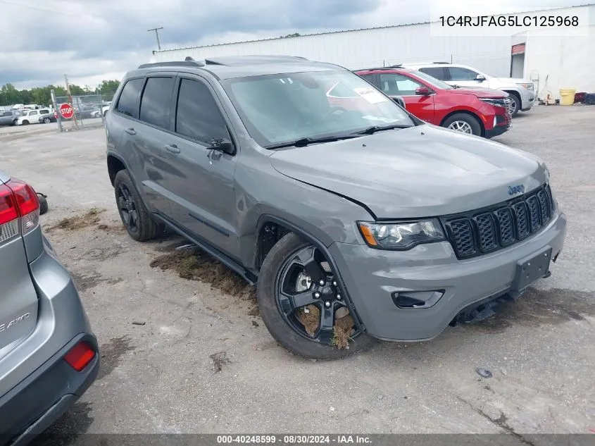 2020 Jeep Grand Cherokee Upland 4X4 VIN: 1C4RJFAG5LC125968 Lot: 40248599