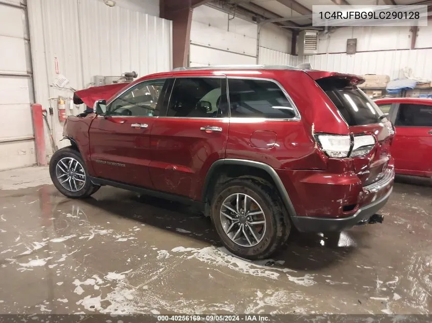 2020 Jeep Grand Cherokee Limited 4X4 VIN: 1C4RJFBG9LC290128 Lot: 40256169