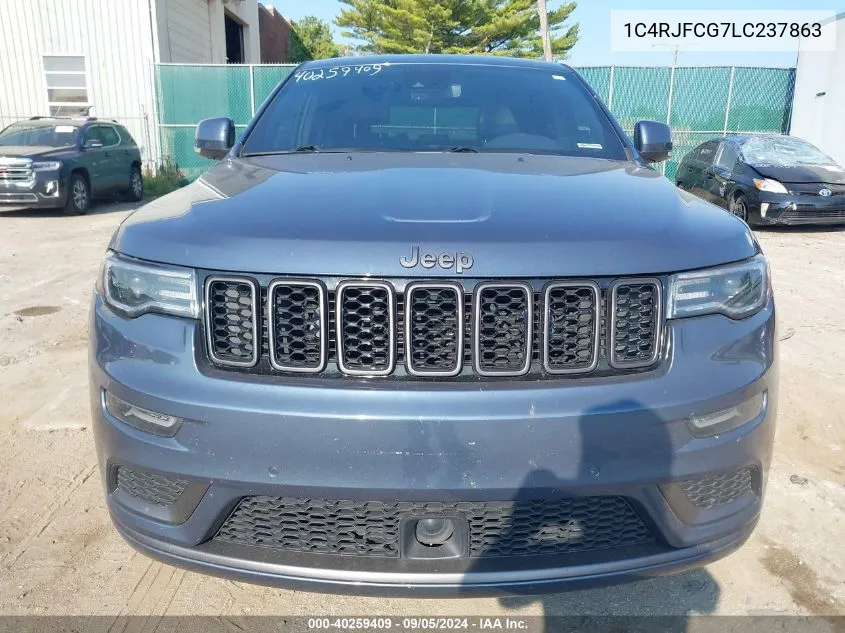 2020 Jeep Grand Cherokee Overland VIN: 1C4RJFCG7LC237863 Lot: 40259409