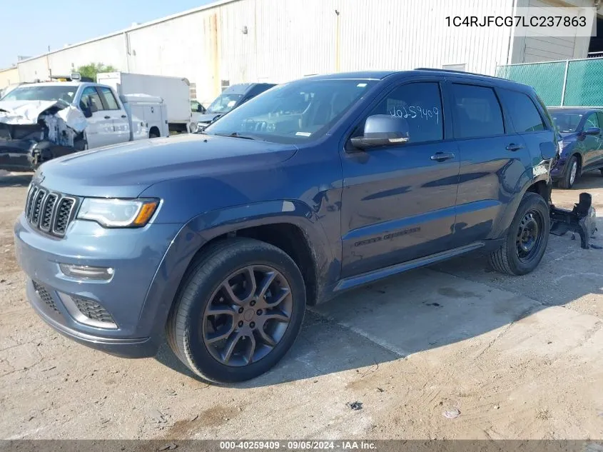 2020 Jeep Grand Cherokee Overland VIN: 1C4RJFCG7LC237863 Lot: 40259409