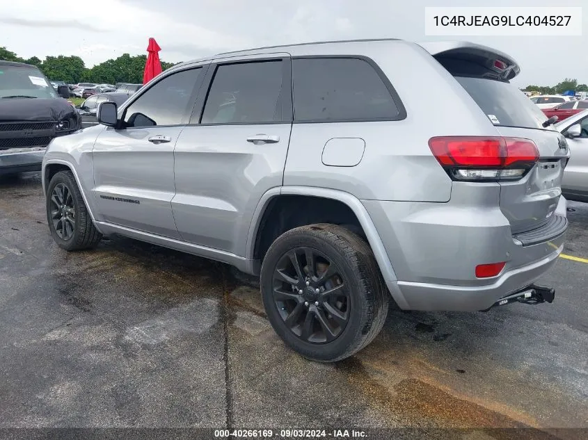 2020 Jeep Grand Cherokee Altitude 4X2 VIN: 1C4RJEAG9LC404527 Lot: 40266169