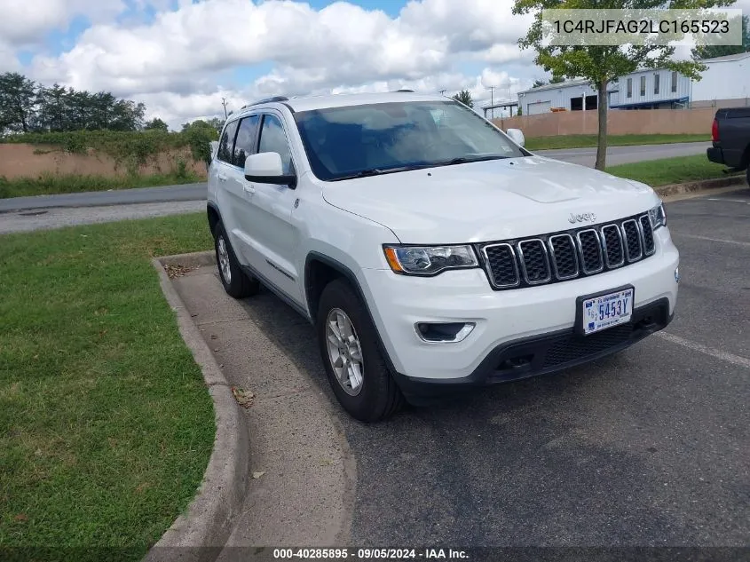 2020 Jeep Grand Cherokee Laredo E 4X4 VIN: 1C4RJFAG2LC165523 Lot: 40285895