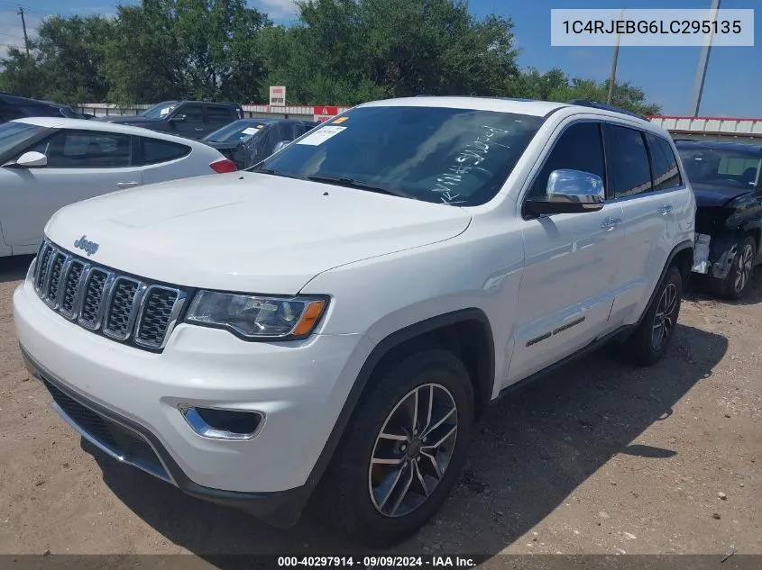 2020 Jeep Grand Cherokee Limited 4X2 VIN: 1C4RJEBG6LC295135 Lot: 40297914