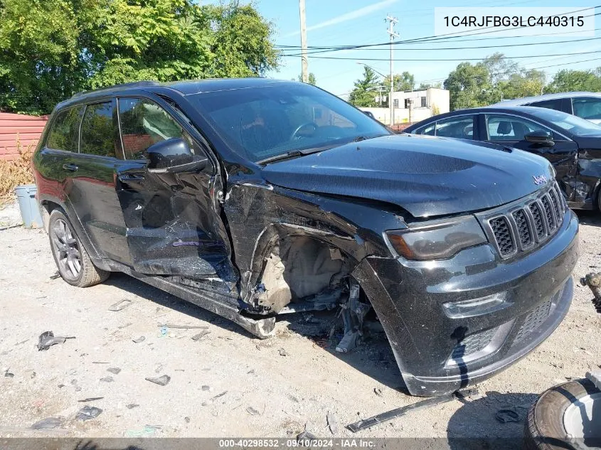 2020 Jeep Grand Cherokee Limited VIN: 1C4RJFBG3LC440315 Lot: 40298532