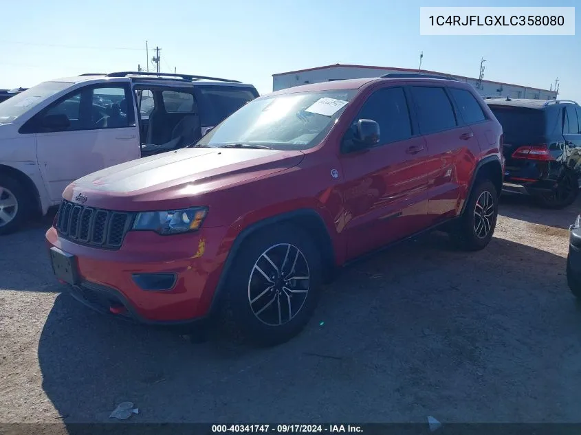 1C4RJFLGXLC358080 2020 Jeep Grand Cherokee Trailhawk 4X4