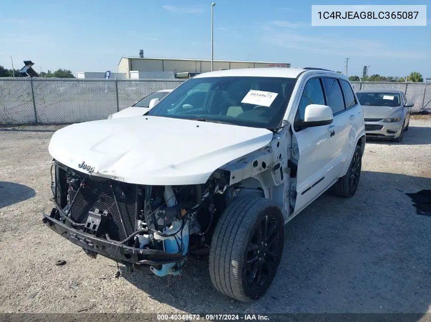 2020 Jeep Grand Cherokee Laredo VIN: 1C4RJEAG8LC365087 Lot: 40349672