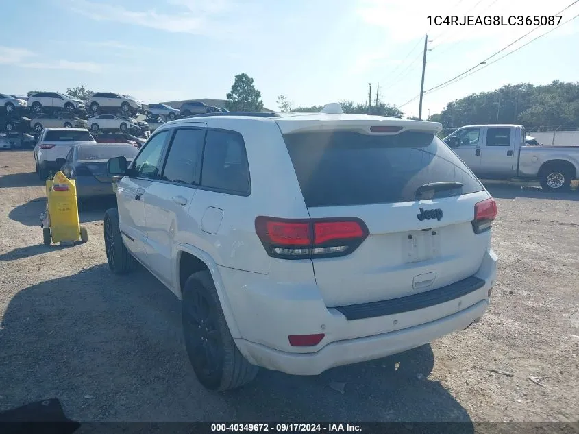 2020 Jeep Grand Cherokee Laredo VIN: 1C4RJEAG8LC365087 Lot: 40349672