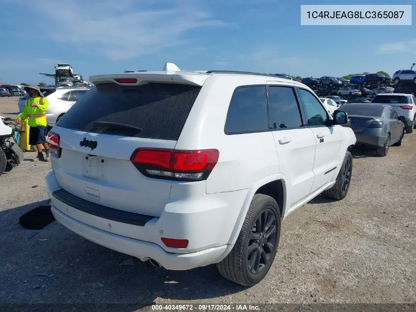 2020 Jeep Grand Cherokee Laredo VIN: 1C4RJEAG8LC365087 Lot: 40349672