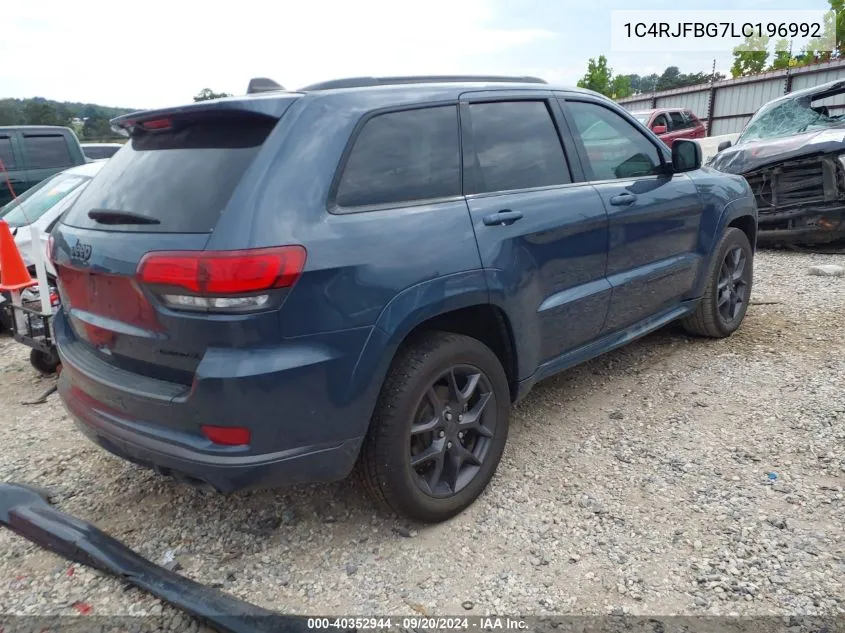 2020 Jeep Grand Cherokee Limited X 4X4 VIN: 1C4RJFBG7LC196992 Lot: 40352944