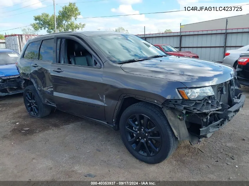 2020 Jeep Grand Cherokee Altitude 4X4 VIN: 1C4RJFAG1LC423725 Lot: 40353937