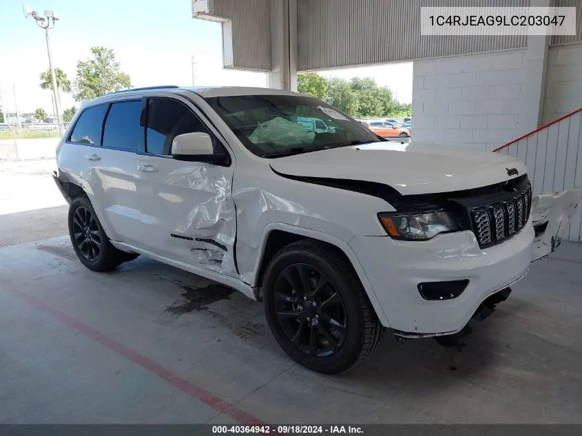 2020 Jeep Grand Cherokee Laredo VIN: 1C4RJEAG9LC203047 Lot: 40364942