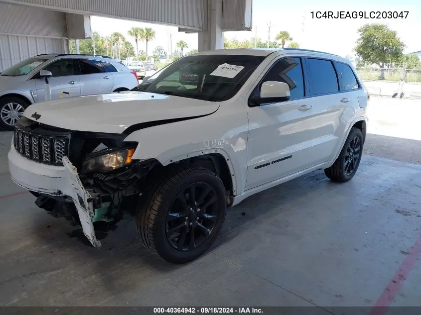 2020 Jeep Grand Cherokee Laredo VIN: 1C4RJEAG9LC203047 Lot: 40364942