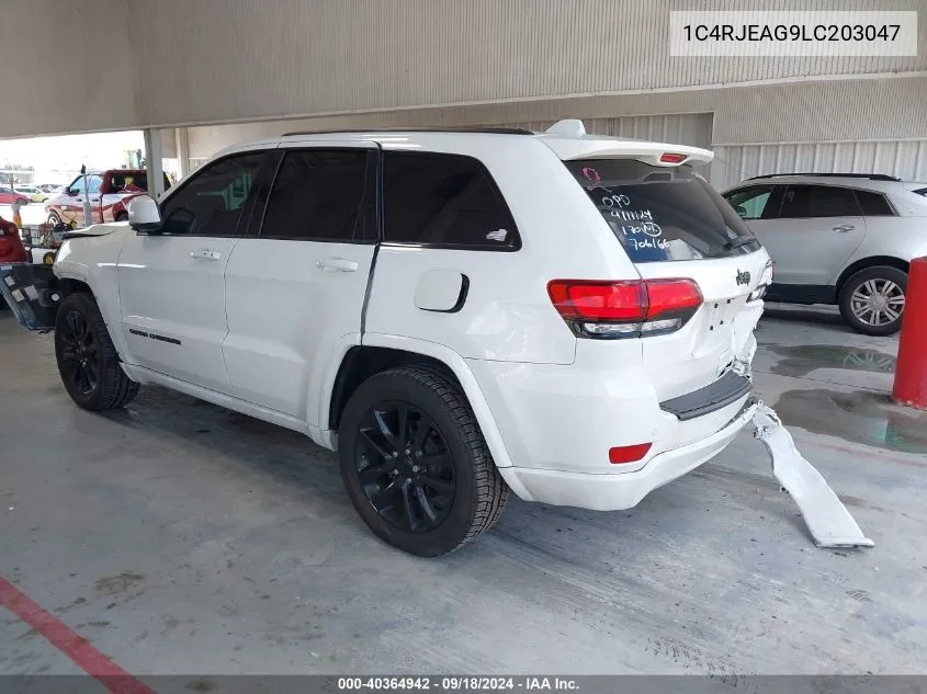 2020 Jeep Grand Cherokee Laredo VIN: 1C4RJEAG9LC203047 Lot: 40364942