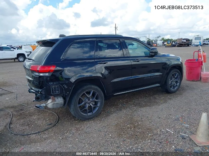 2020 Jeep Grand Cherokee Limited X 4X2 VIN: 1C4RJEBG8LC373513 Lot: 40373445