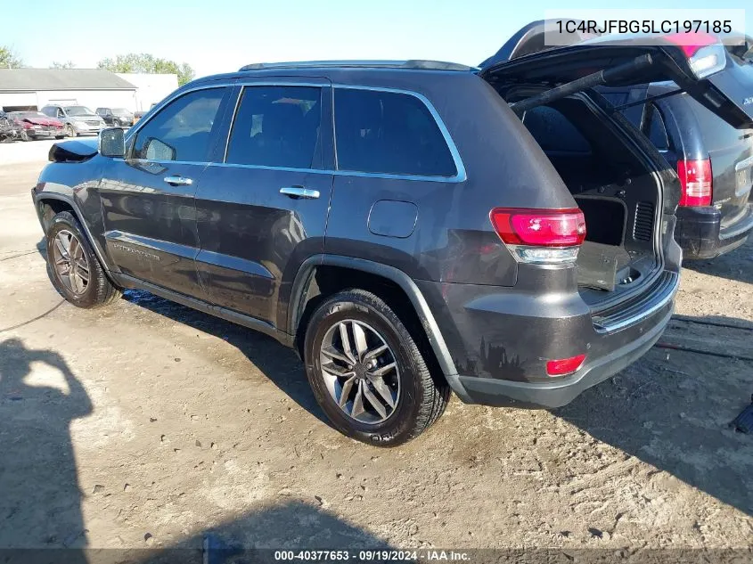 2020 Jeep Grand Cherokee Limited 4X4 VIN: 1C4RJFBG5LC197185 Lot: 40377653