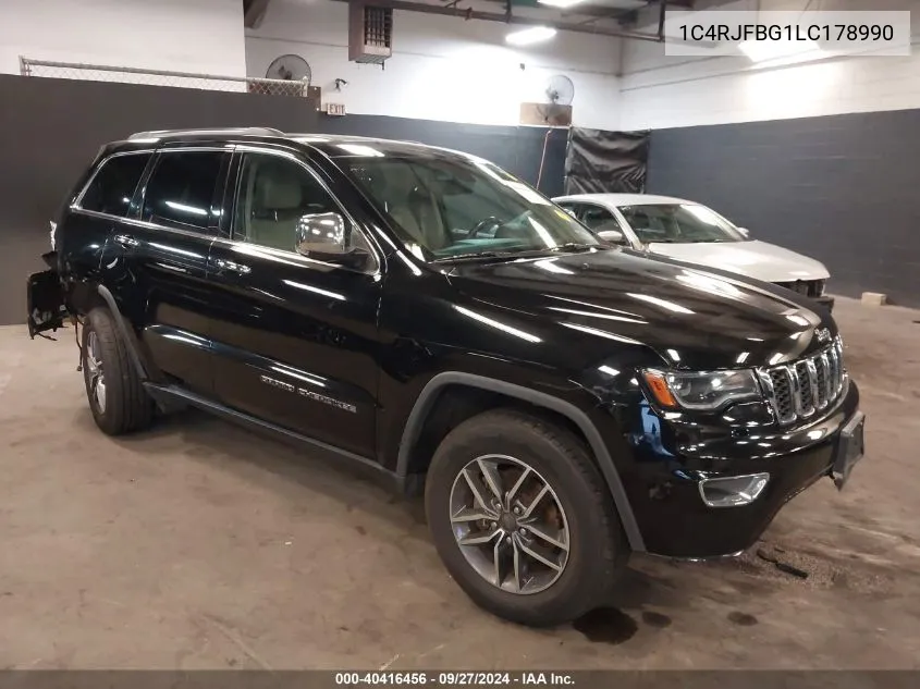 2020 Jeep Grand Cherokee Limited 4X4 VIN: 1C4RJFBG1LC178990 Lot: 40416456