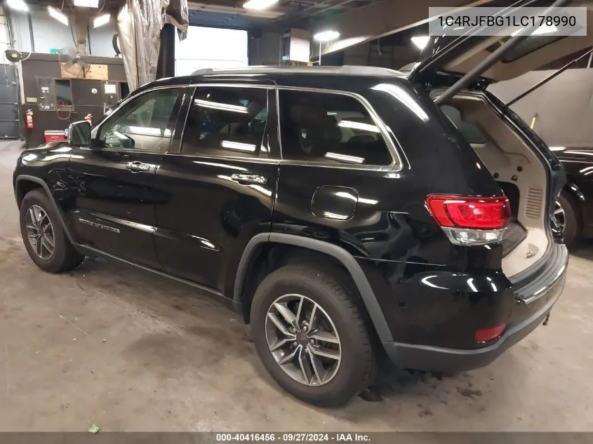 2020 Jeep Grand Cherokee Limited 4X4 VIN: 1C4RJFBG1LC178990 Lot: 40416456