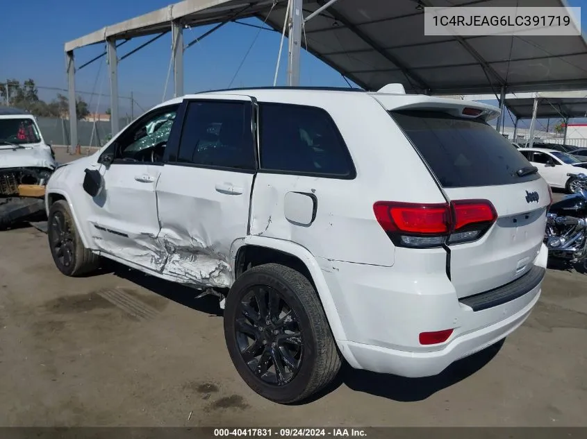 2020 Jeep Grand Cherokee Altitude 4X2 VIN: 1C4RJEAG6LC391719 Lot: 40417831