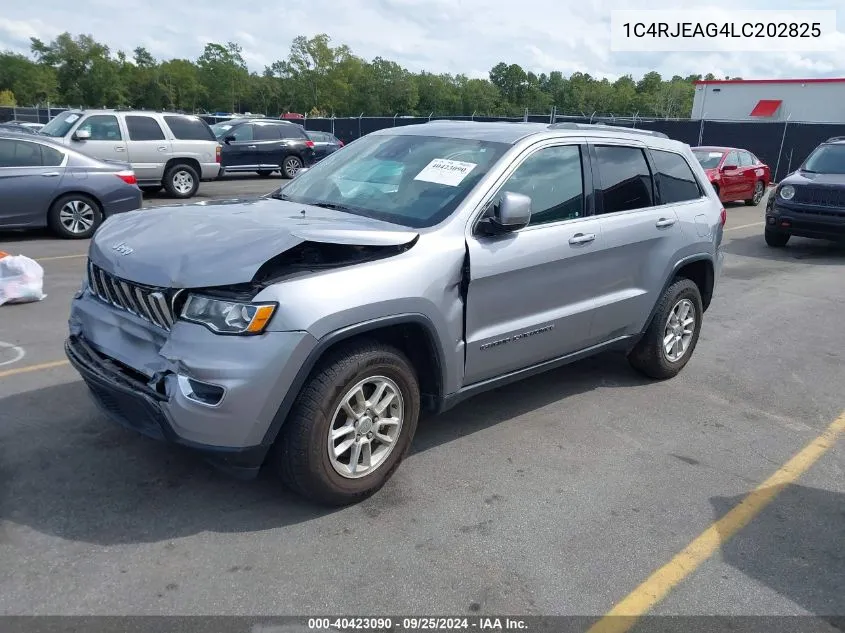 2020 Jeep Grand Cherokee Laredo E 4X2 VIN: 1C4RJEAG4LC202825 Lot: 40423090