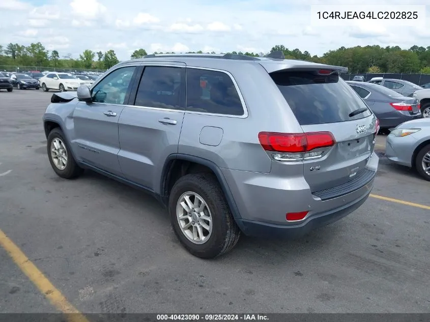 2020 Jeep Grand Cherokee Laredo E 4X2 VIN: 1C4RJEAG4LC202825 Lot: 40423090