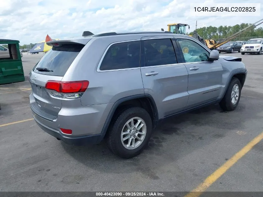 1C4RJEAG4LC202825 2020 Jeep Grand Cherokee Laredo E 4X2