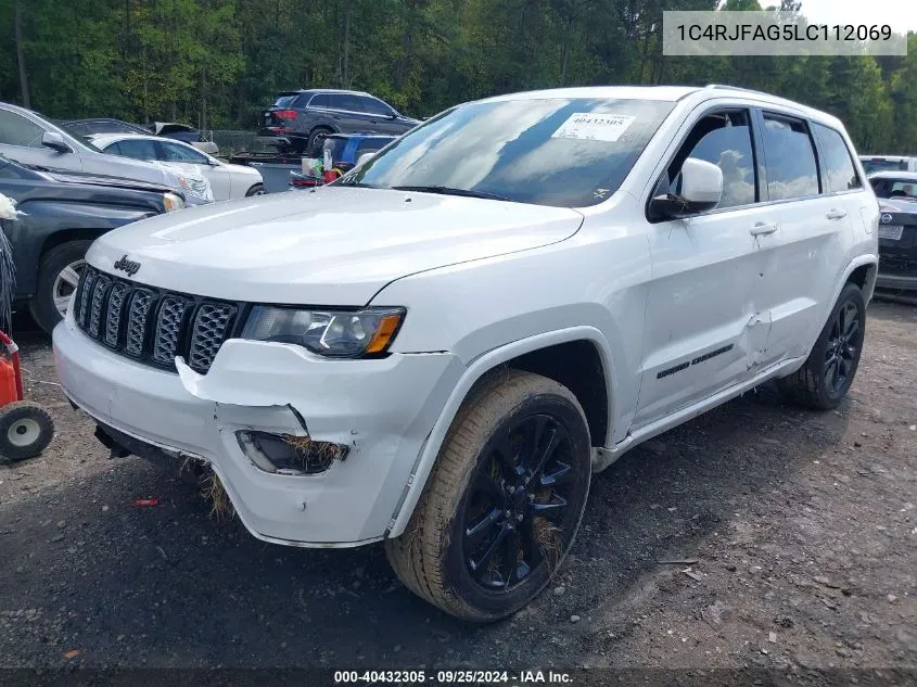 2020 Jeep Grand Cherokee Altitude 4X4 VIN: 1C4RJFAG5LC112069 Lot: 40432305