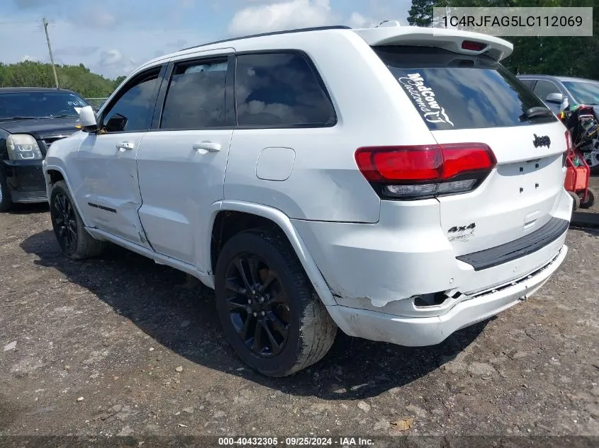 2020 Jeep Grand Cherokee Altitude 4X4 VIN: 1C4RJFAG5LC112069 Lot: 40432305