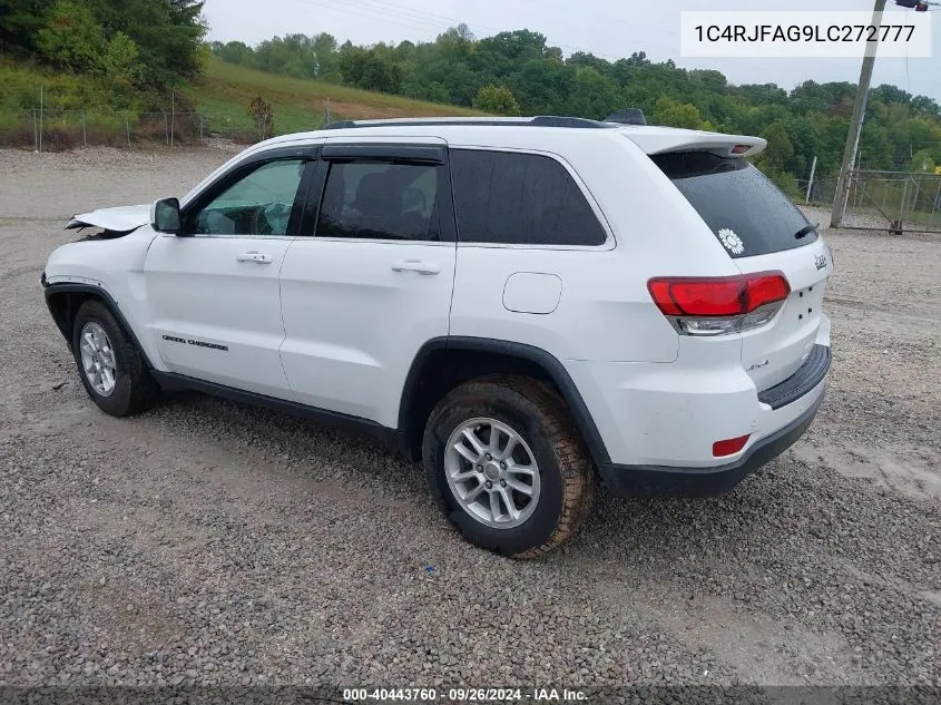 2020 Jeep Grand Cherokee Laredo E 4X4 VIN: 1C4RJFAG9LC272777 Lot: 40443760