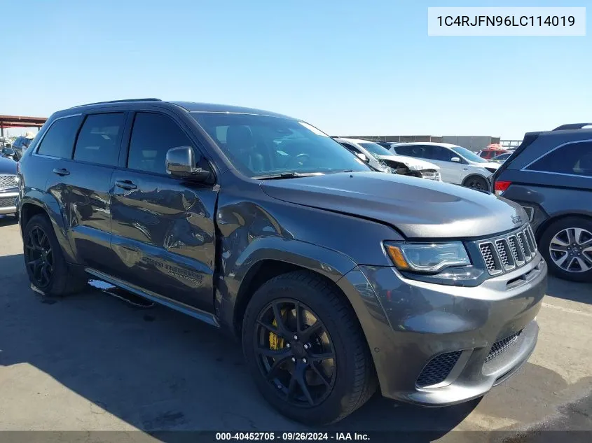 2020 Jeep Grand Cherokee Trackhawk VIN: 1C4RJFN96LC114019 Lot: 40452705