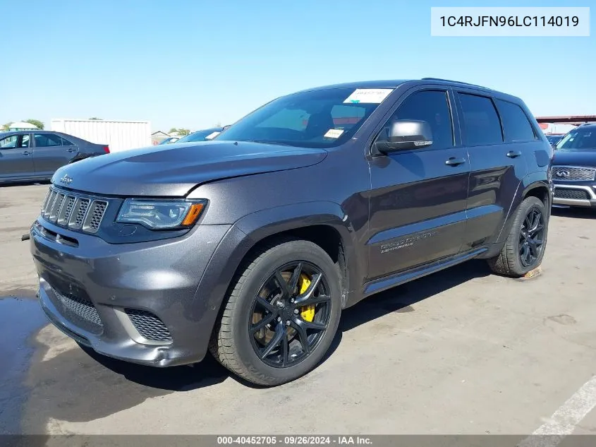 2020 Jeep Grand Cherokee Trackhawk VIN: 1C4RJFN96LC114019 Lot: 40452705