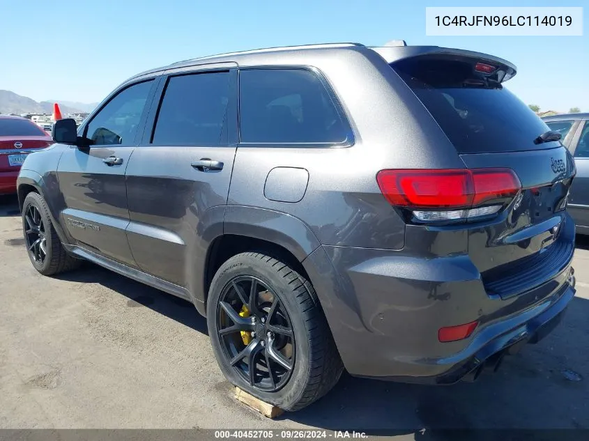 2020 Jeep Grand Cherokee Trackhawk VIN: 1C4RJFN96LC114019 Lot: 40452705