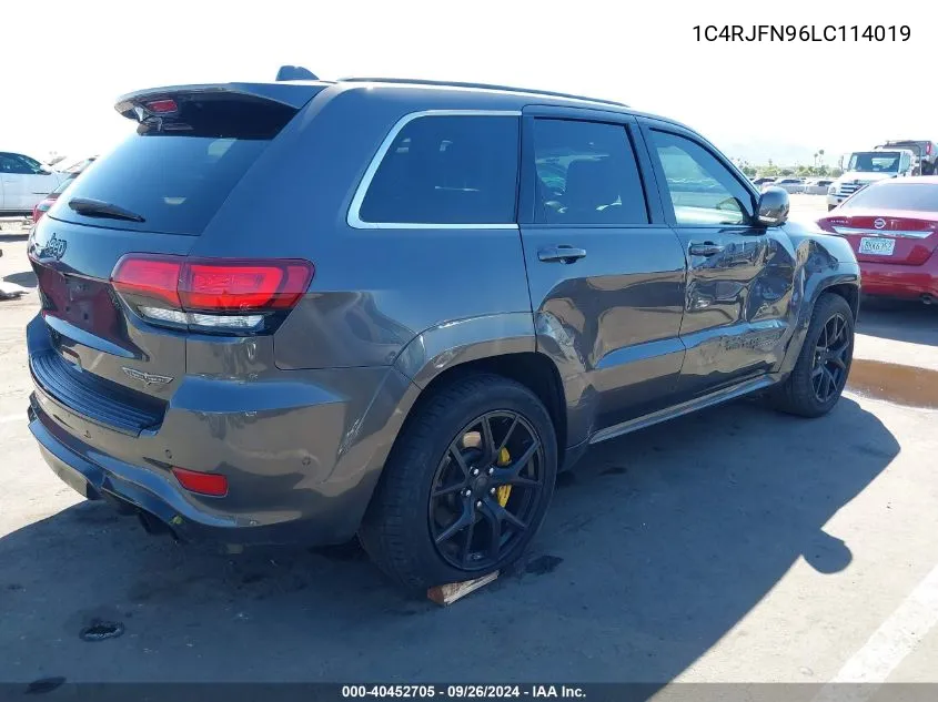 2020 Jeep Grand Cherokee Trackhawk VIN: 1C4RJFN96LC114019 Lot: 40452705