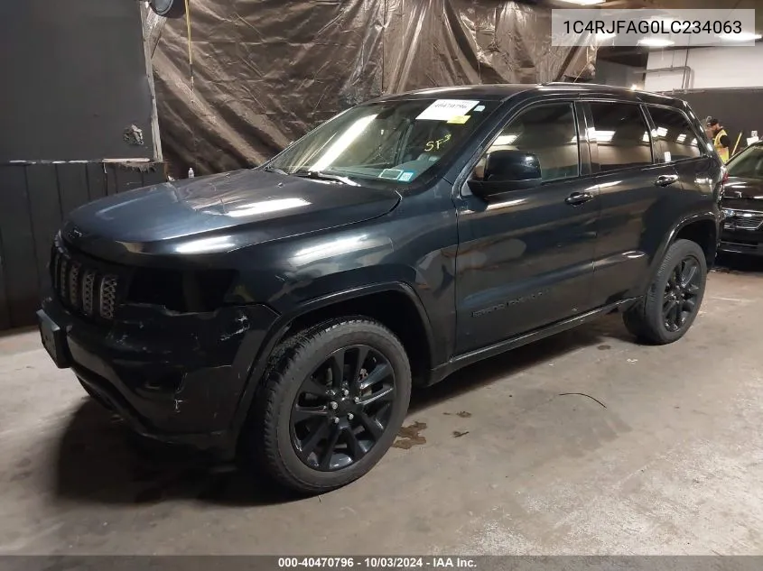 2020 Jeep Grand Cherokee Altitude 4X4 VIN: 1C4RJFAG0LC234063 Lot: 40470796