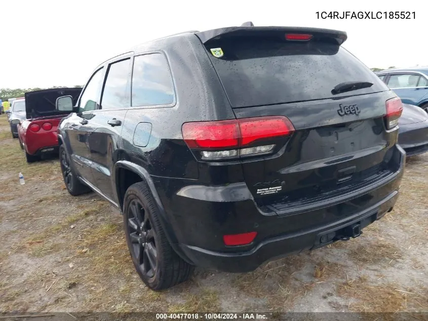 2020 Jeep Grand Cherokee Altitude 4X4 VIN: 1C4RJFAGXLC185521 Lot: 40477018