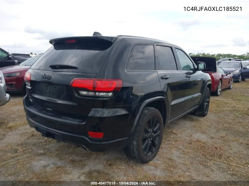 2020 Jeep Grand Cherokee Altitude 4X4 VIN: 1C4RJFAGXLC185521 Lot: 40477018