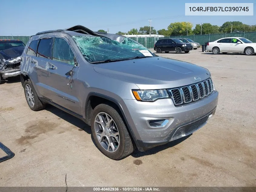 1C4RJFBG7LC390745 2020 Jeep Grand Cherokee Limited 4X4